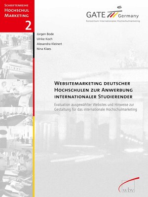 cover image of Websitemarketing deutscher Hochschulen zur Anwerbung Internationaler Studierender